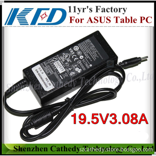 Table PC Adaptor Charger for Asus 19V 3.08A, 3.0x1.0mm